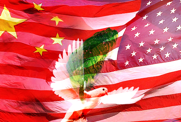 中立是突破現有美、中共管的積極作為，並不是放棄獨立的目標、更不是拒絕加入聯合國。（網路資料，民報合成）