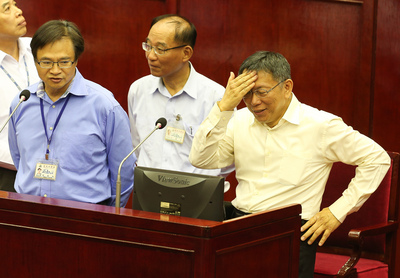 外傳台北農產公司總經理韓國瑜將擔任北市「第一副市長」，操盤2018市長選舉的藍營選票，台北市長柯文哲8日備詢時直呼，韓國瑜喝醉了。圖／中央社（資料照）