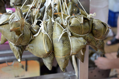 營養師建議民眾，吃粽子僅止於嚐鮮，不可以吃飽為原則，端午節吃粽子最好一餐以一顆為限。(中央社資料照片)