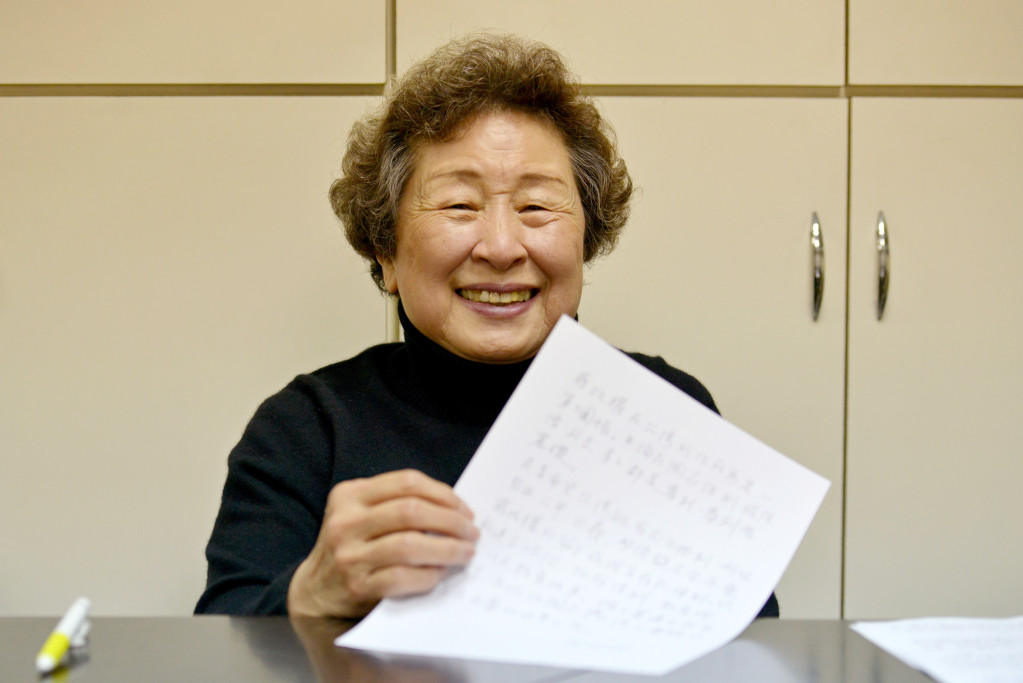 二二八受難者林茂生之女林詠梅接受本報專訪時，對蔡英文總統提出四項期望，強調建立民主法治，成為受世界尊敬的國家。圖／ 郭文宏