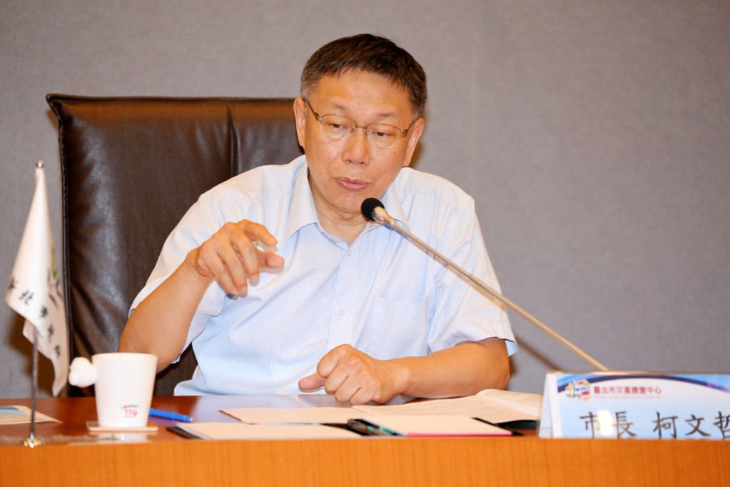 針對大巨蛋案爭議，台北市長柯文哲4日受訪時表示，雙方這樣放話沒辦法解決問題，他會以積極的態度解決大巨蛋問題。圖／北市府提供