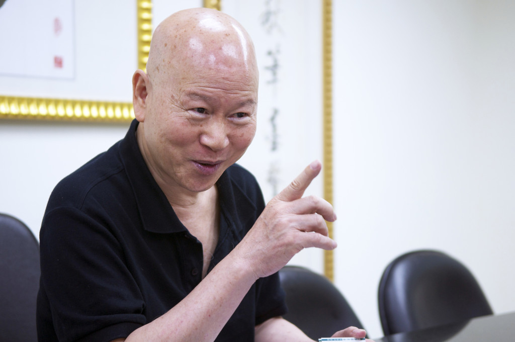 許信良從小就懷抱「總統夢」。（黃謙賢攝）