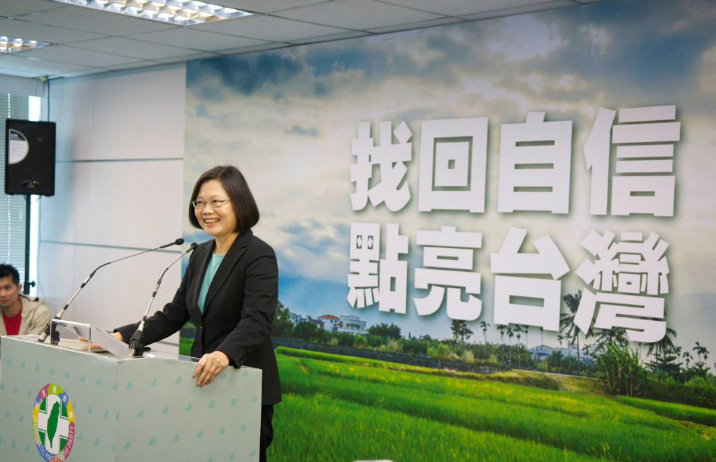 蔡英文今前往雲嘉南三縣市拜訪。(記者黃謙賢攝)(資料照片)