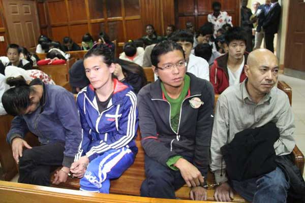 肯亞將第一批台灣人押上飛往中國航班的當天,中國通過一筆6億美元的優惠貸款給肯亞。(翻攝自Nation Media)20160415