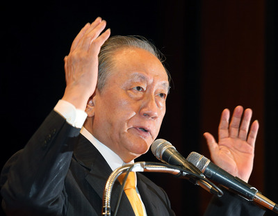 郁慕明的「新黨」雖是「一人黨」,他這個「召集人」發言的位階是超高的, 經常超越全台灣,或全中國之上。(中央社資料照)