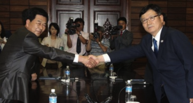 張成澤遭處決事件後，南北韓握手言和機會相形渺茫 （圖片來源：維基百科）