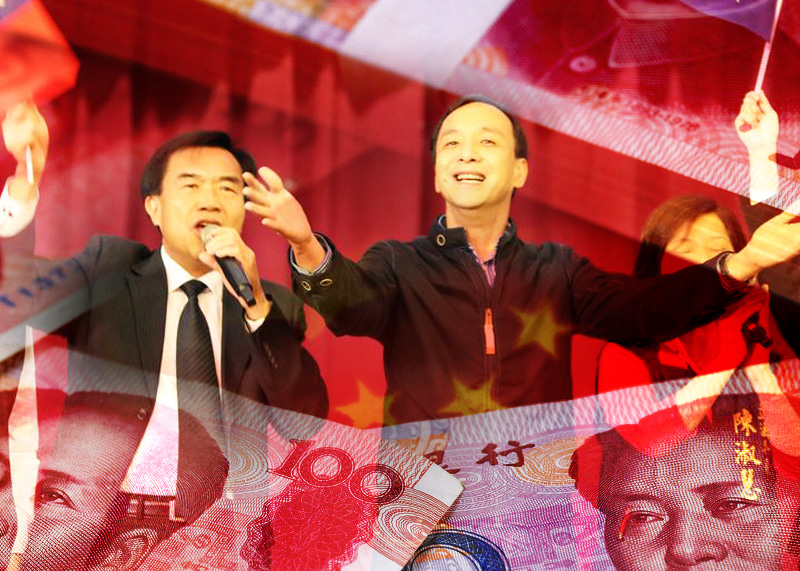 在李涉議長賄選案，教人最啓疑的，恐並非一般的議長寶座爭奪案，而似有中國方面的資金和統戰涉入。（中央社資料照，民報合成）