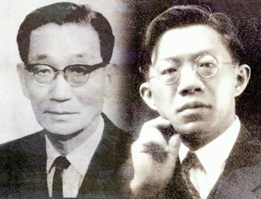 五四健將羅家倫 (右) 是郭廷以 (左) 的恩師和貴人，羅家倫逝於台灣那一年，也是郭廷以離開台灣那一年。圖／取材自網路，《民報》影像處理