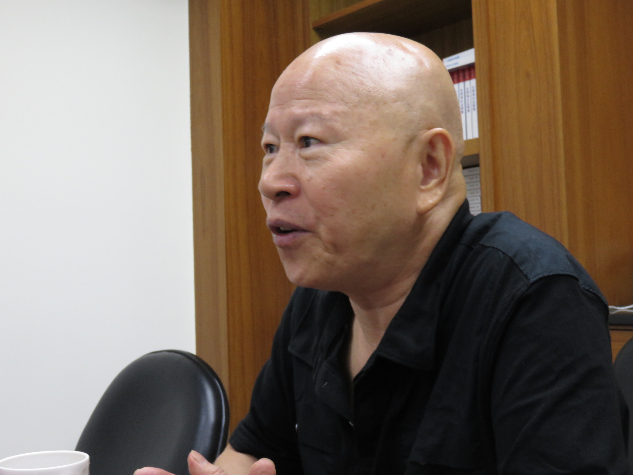 暢談2016，許信良：民進黨確定是蔡英文，國民黨郝龍斌是大黑馬。（朱蒲青攝）