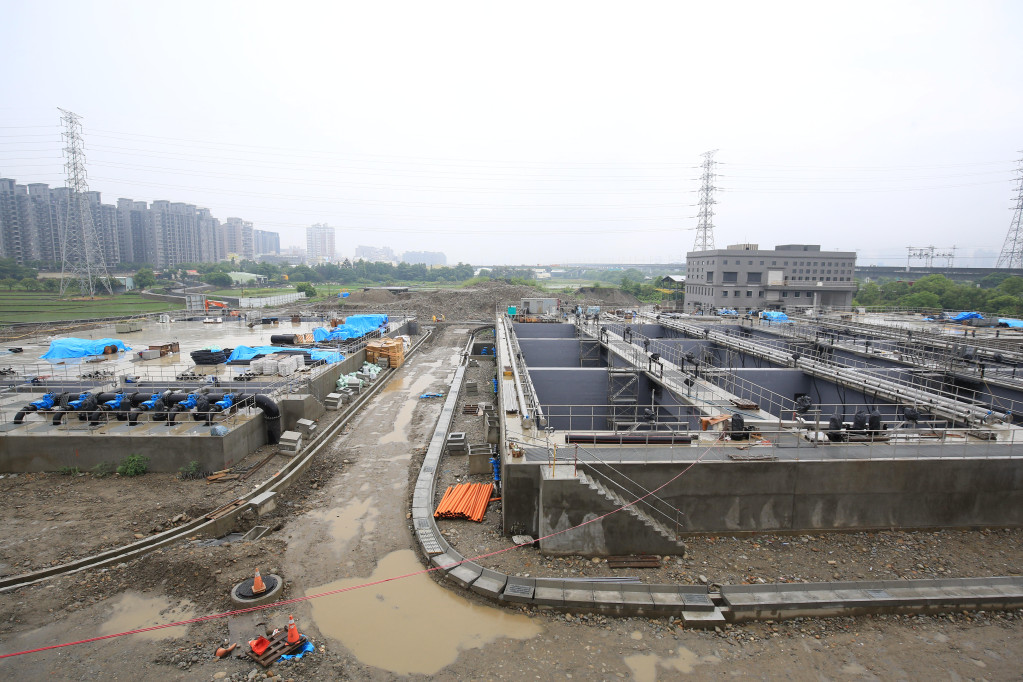 台中市政府正興建中文山水資源回收中心，預計今年12月完工後，將造福約10萬人。圖／台中市新聞局