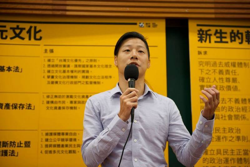 林恆昶請辭時代力量工程總隊長，專心拚立委，其缺由黃國昌暫代。（黃謙賢攝）（資料照）