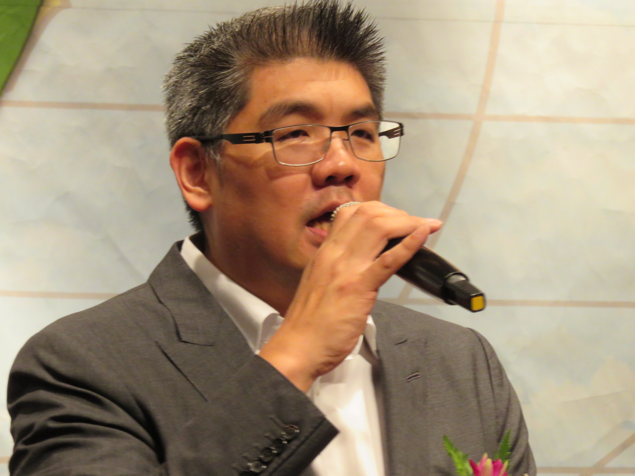 國民黨台北市長參選人連勝文17日接受「飛碟早餐」唐湘龍專訪 (本報資料照片)