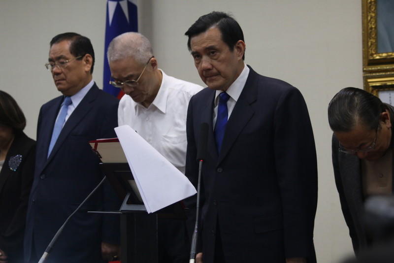 國民黨主席馬英九明請辭主席，還有多少影響力？（本報資料照片，記者何豪毅攝）