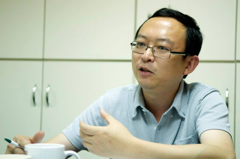 六四事件發生時,余杰只是個16歲的少年,但當晚的槍聲,讓他從一位少年變成了大人(本報資料照,攝影黃謙賢)。