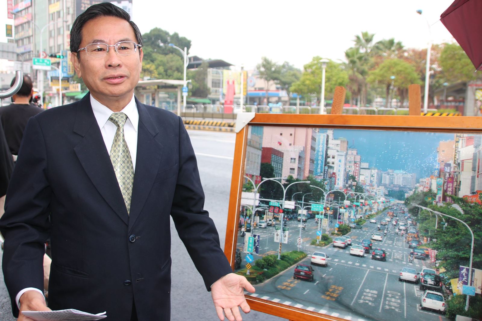 涂醒哲展開廢除垂楊路三部曲(嘉義市府提供)