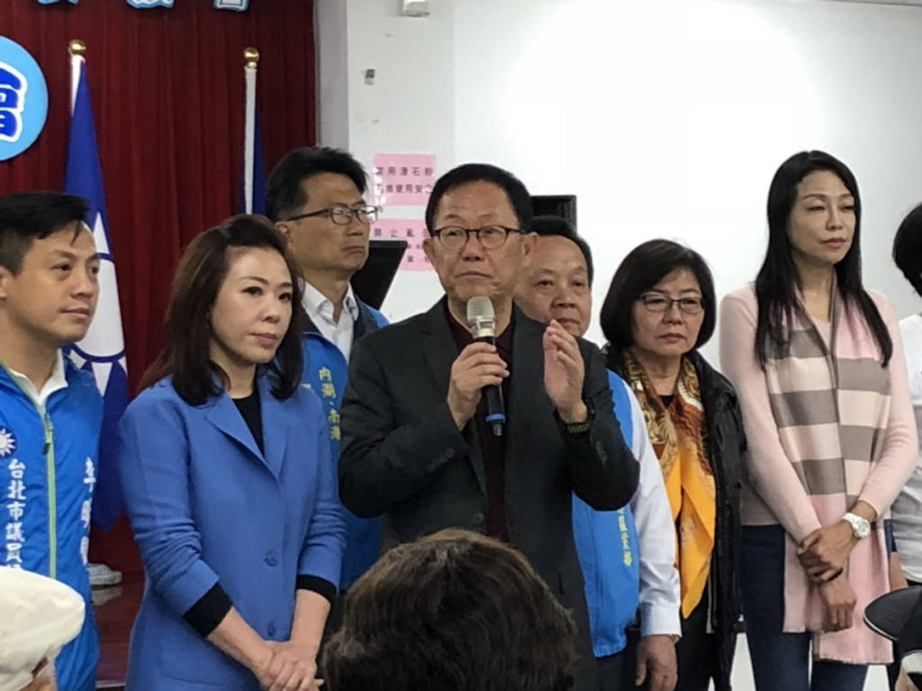 中國國民黨台北市長候選人丁守中今（9）日舉行選後第一場感恩會。圖／丁守中辦公室提供