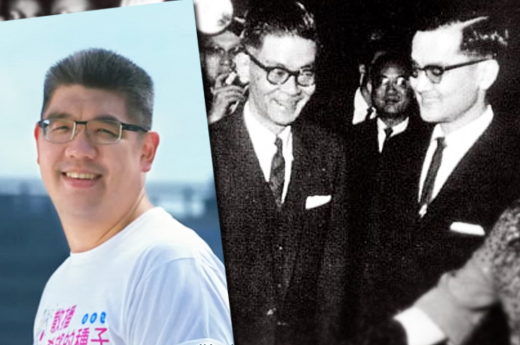 連勝文日前哽咽談連家來台一百年以上,對台灣貢獻很多。(網路資料,民報合成)