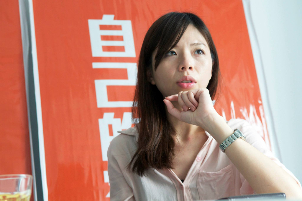 洪慈庸參選立委,提出三項政見。(黃謙賢攝)